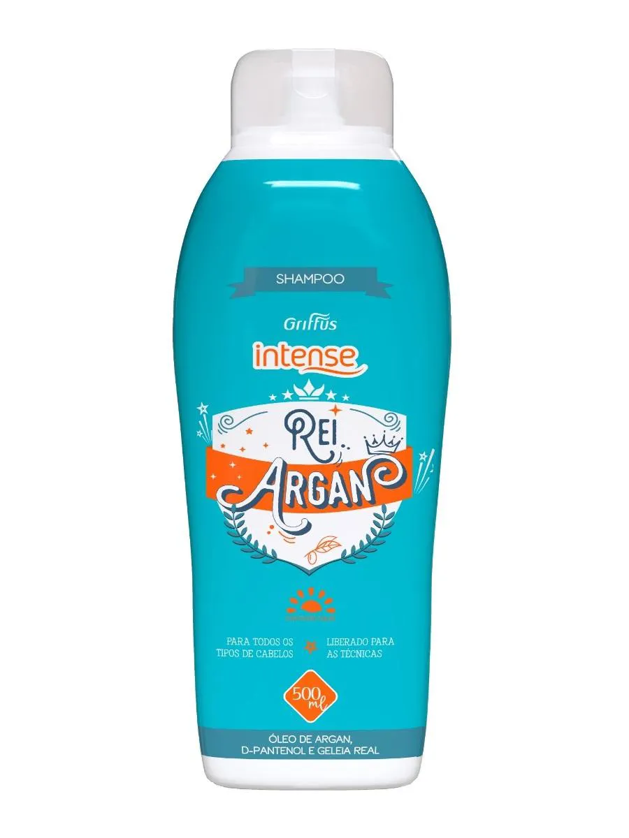 SHAMPOO VEGANO REI ARGAN INTENSE GRIFFUS 500ML