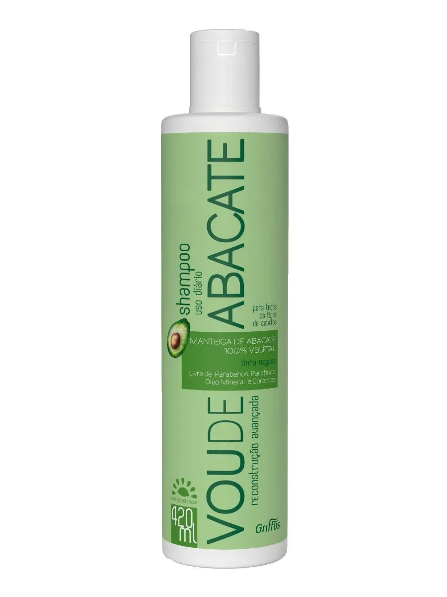 SHAMPOO VEGANO VOU DE ABACATE GRIFFUS 420ML