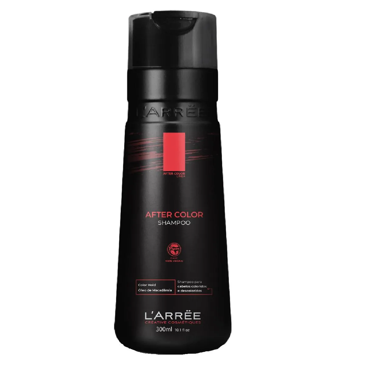 SHAMPOO AFTER COLOR CABELOS COLORIDOS E DESCOLORIDOS VEGANO LARREE 300ML