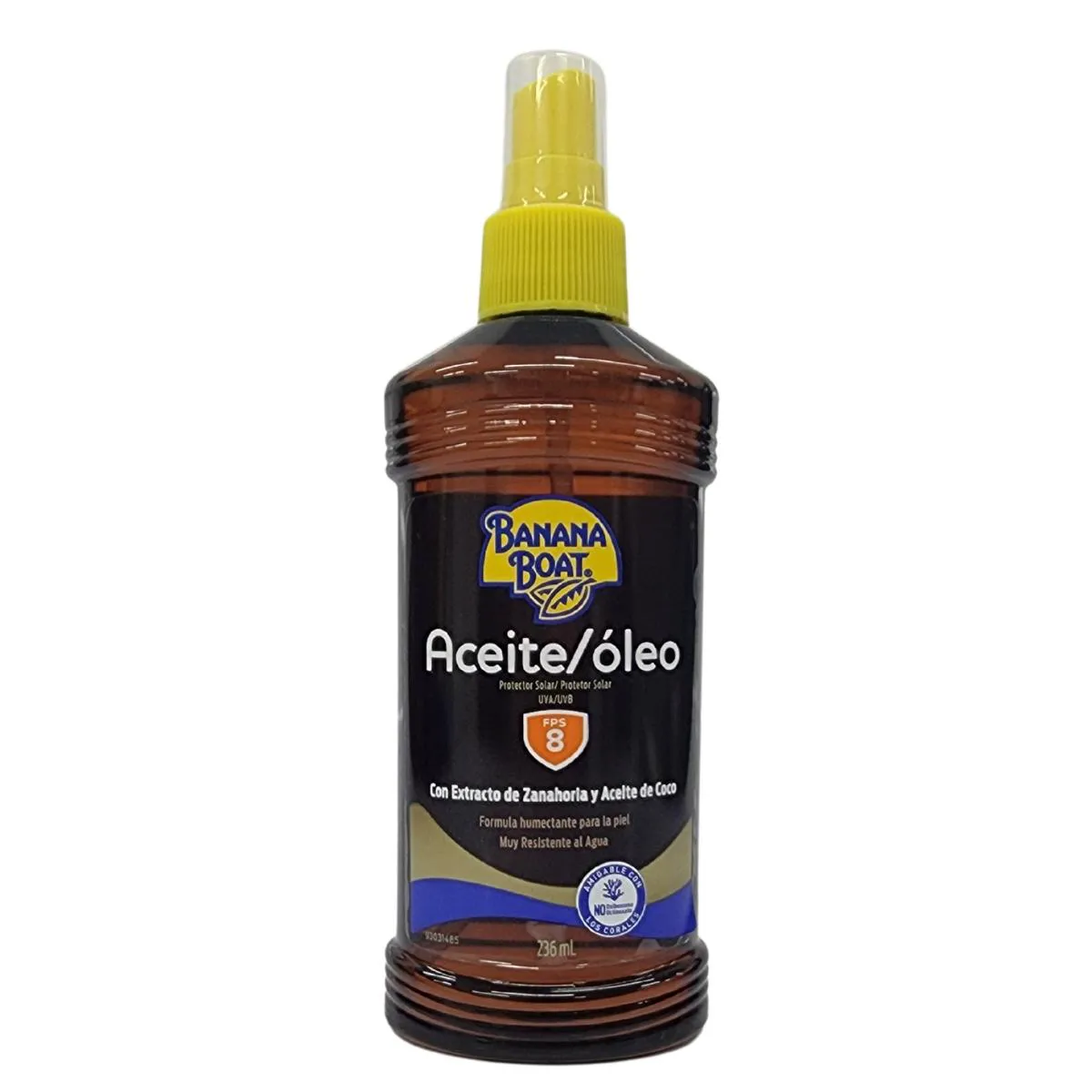 ÓLEO PROTETOR SOLAR UVA/UVB FPS 8 BANANA BOAT 236ML