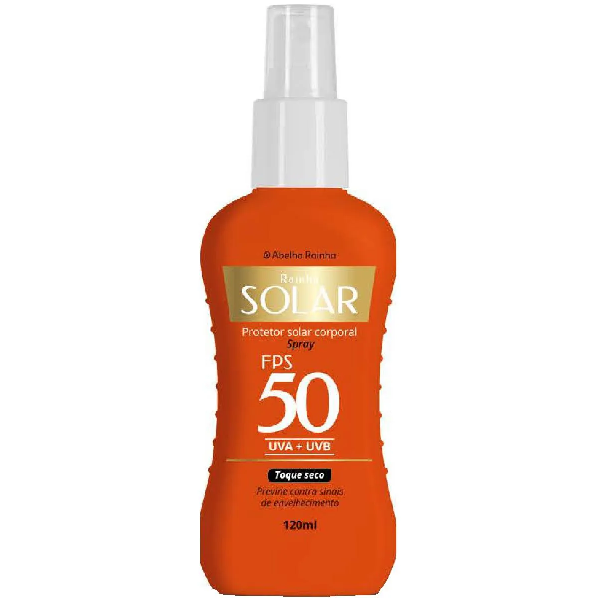 PROTETOR SOLAR CORPORAL EM SPRAY FPS 50 RAINHA SOLAR ABELHA RAINHA 120ML