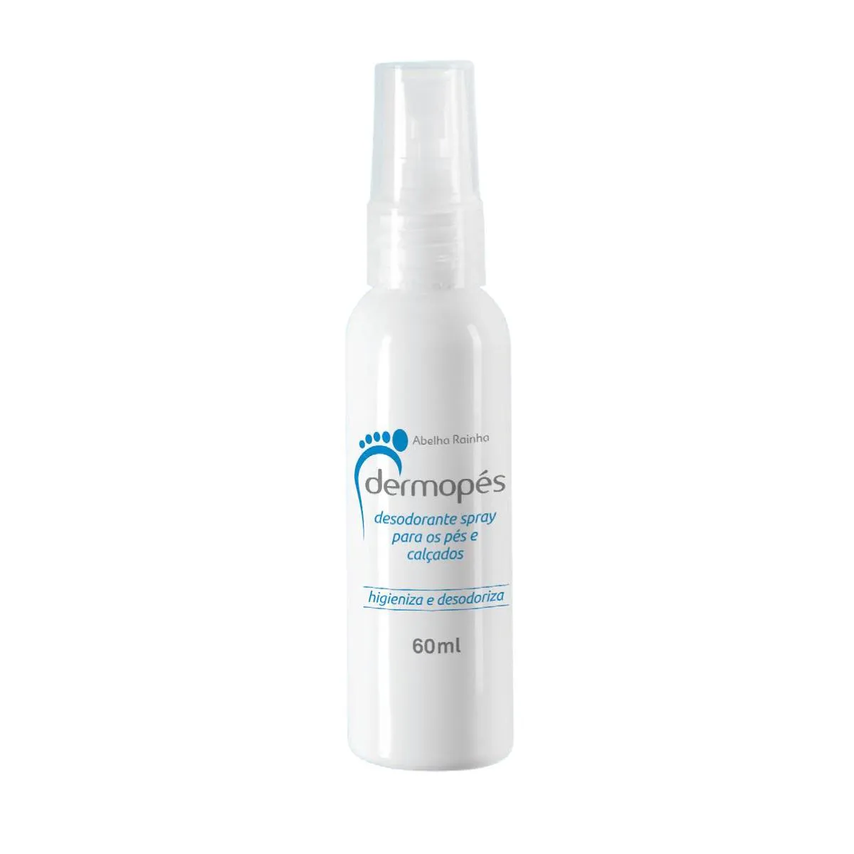 DESODORANTE SPRAY PARA PES E CALçADOS HIGIENIZA E DESODORIZA DERMOPES ABELHA RAINHA 60ML
