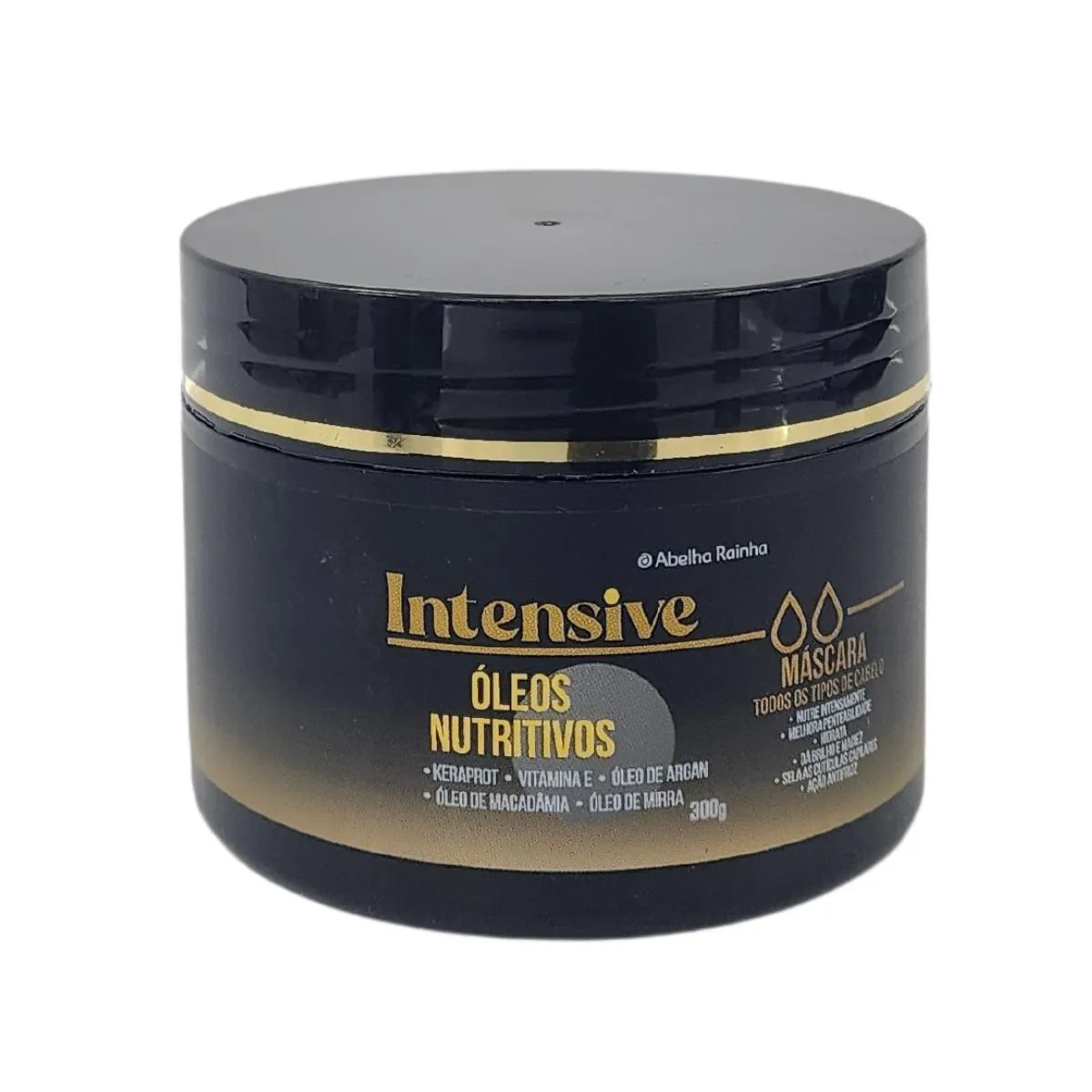 MáSCARA CAPILAR ÓLEO NUTRITIVOS INTENSIVE ABELHA RAINHA 300G