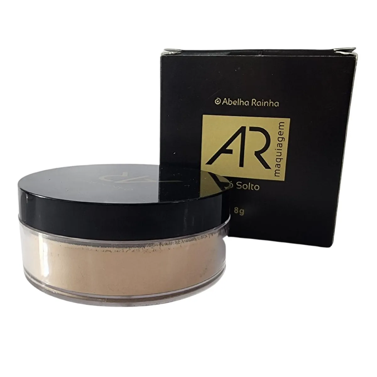 Pó FACIAL SOLTO PORCELANA 02 FPS 15 AR MAQUIAGEM ABELHA RAINHA 8G
