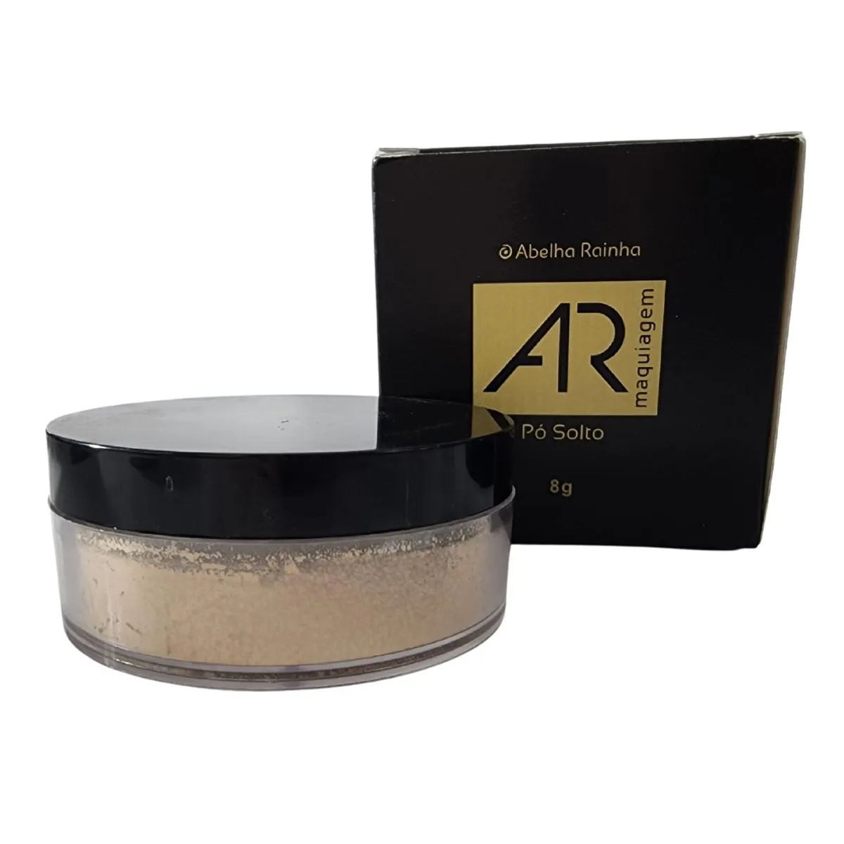 Pó FACIAL SOLTO PORCELANA 01 FPS 15 AR MAQUIAGEM ABELHA RAINHA 8G