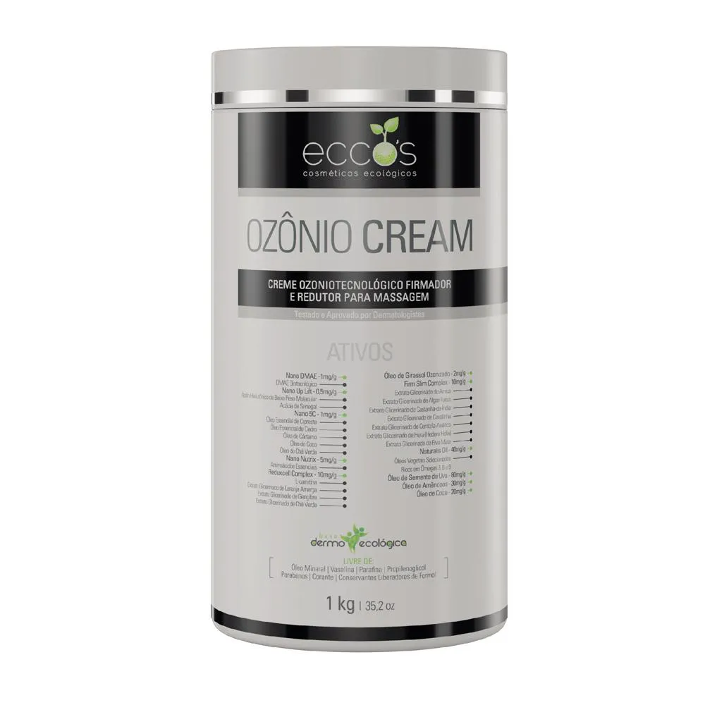 OZôNIO CREAM - CREME PARA MASSAGEM ECCOS 1KG