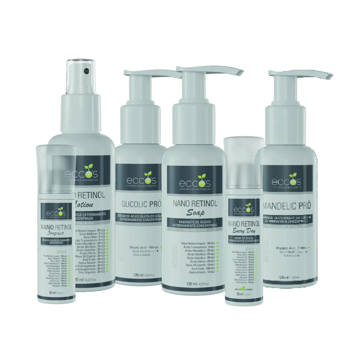 KIT TRATAMENTO DE HIPERCROMIAS E MANCHAS ECCOS COSMéTICOS