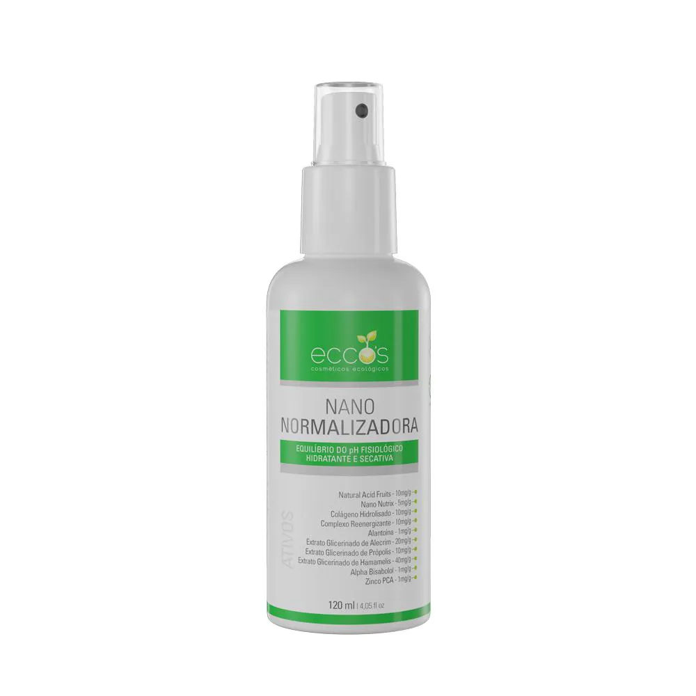 NANO NORMALIZADORA LOçãO ANTISSéPTICA ECCOS 120ML