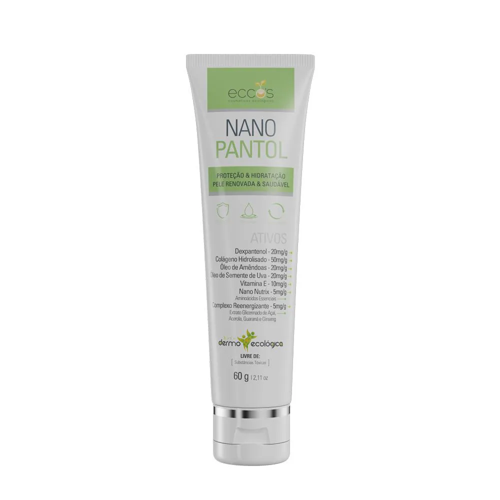 NANO PANTOL CREME HIDRATANTE ECCOS 60G
