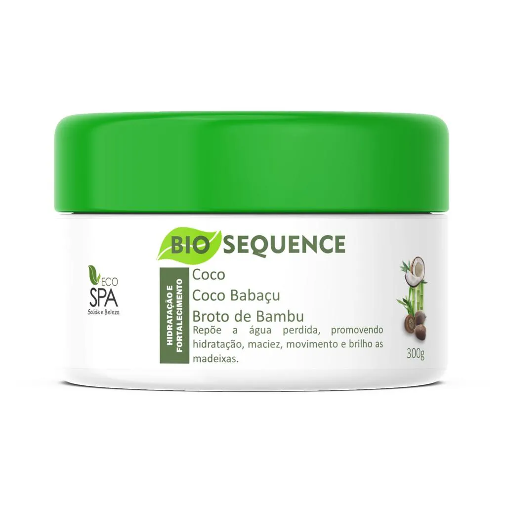 CRONOGRAMA ORGâNICO MáSCARA DE HIDRATAçãO 300G - ECOSPA