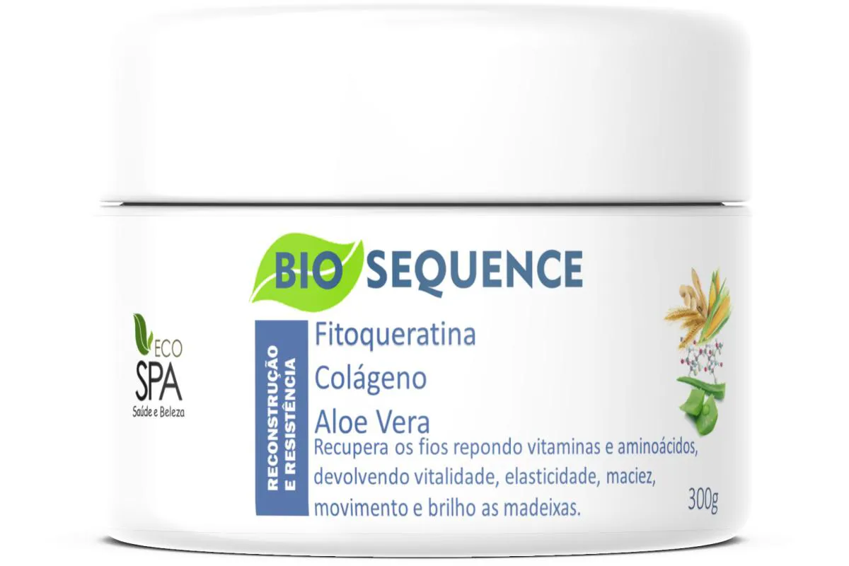 CRONOGRAMA ORGâNICO MáSCARA DE RECONSTRUçãO 300G - ECOSPA
