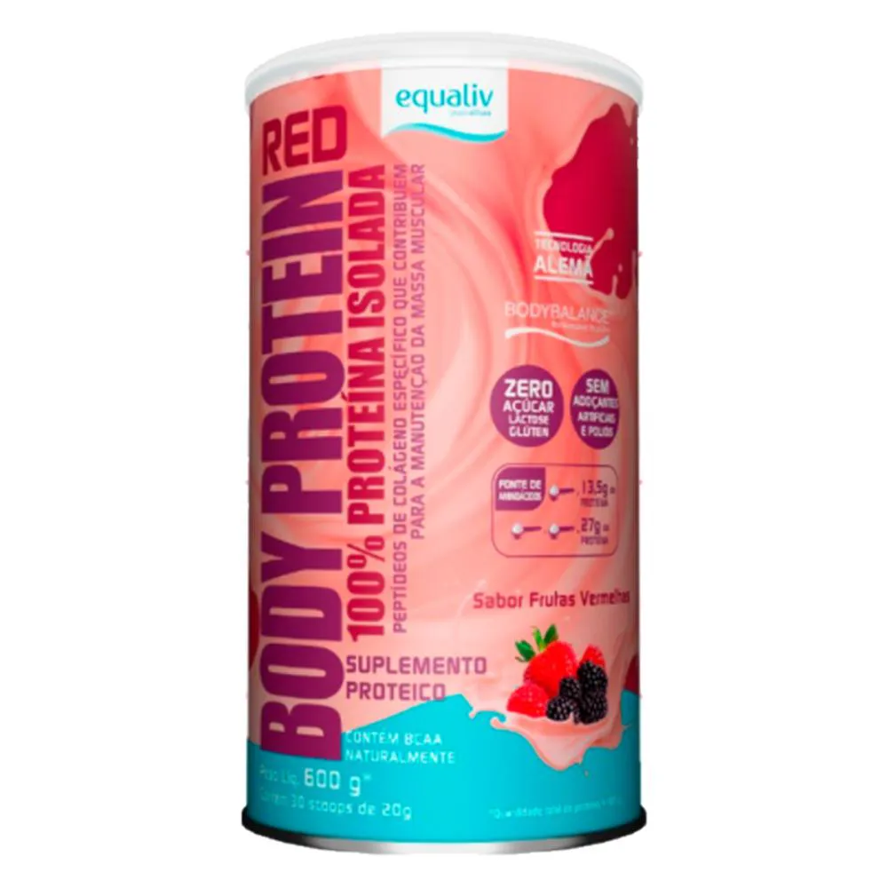 Body Protein Equaliv 600g Frutas Vermelhas