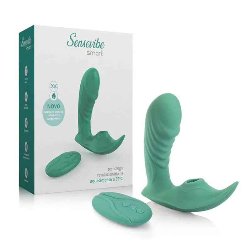 VIBRADOR E ESTIMULADOR DE CLITóRIS RECARREGáVEL SENSEVIBE SMART