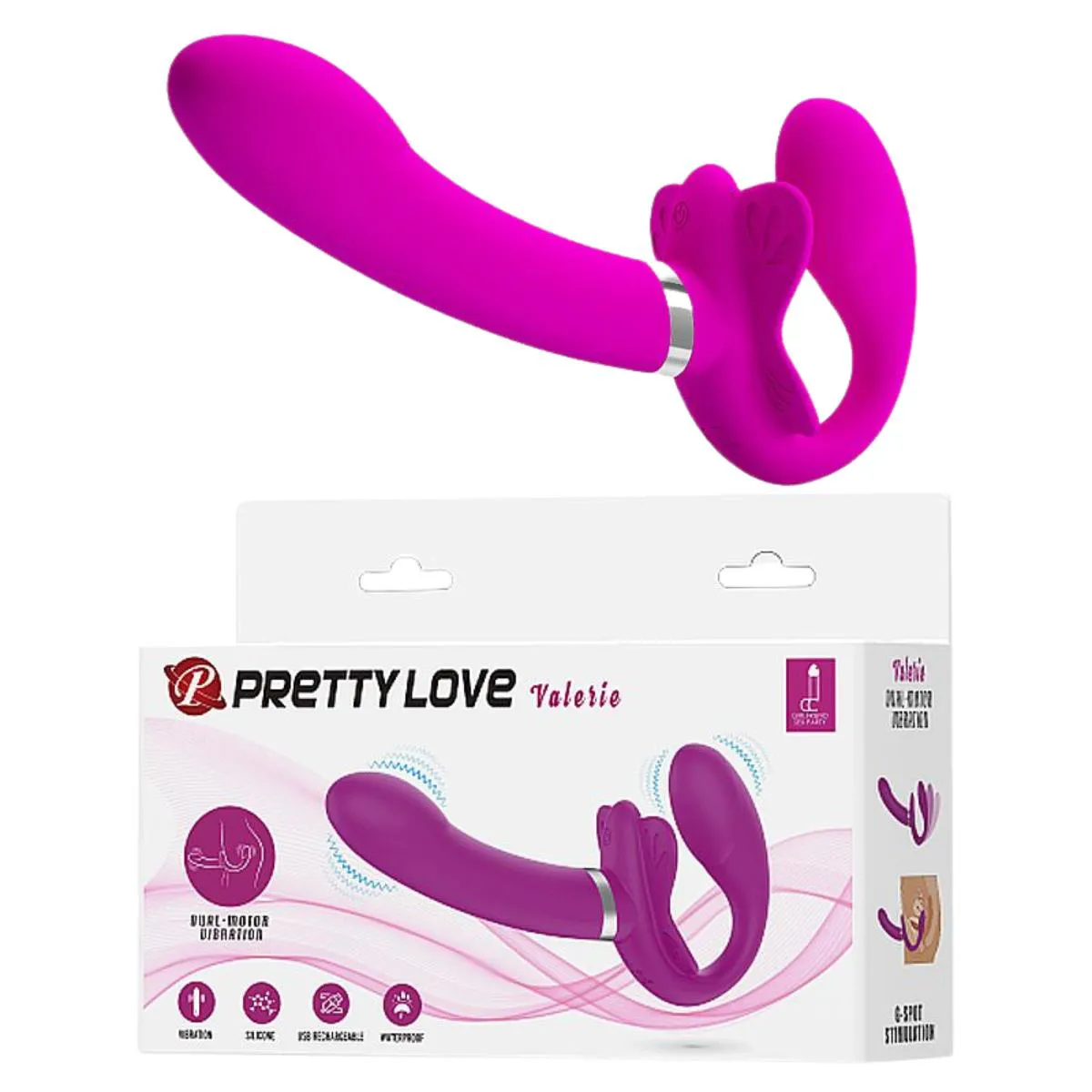 MASSAGEADOR DE CASAL COM PONTO G - VALERIE - PRETTY LOVE