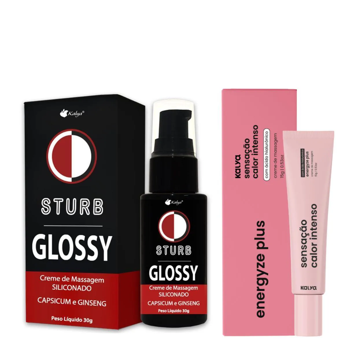 Sturb Glossy e Gel Adstringente Com Ácido Hialurônico Energyze Apert - Kalya

