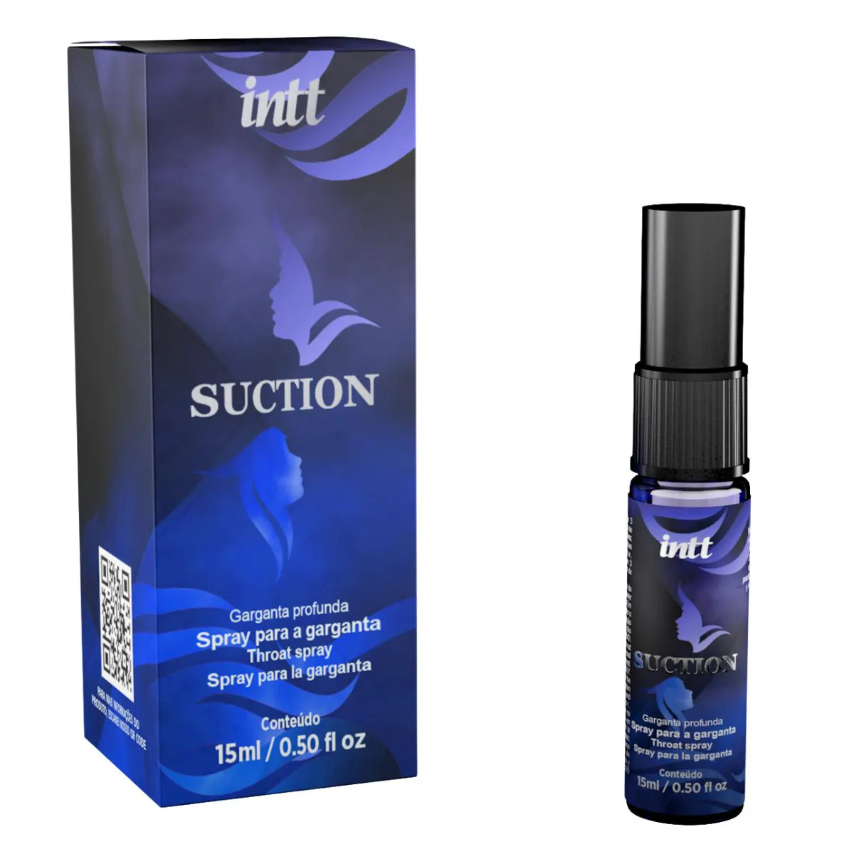 GEL GARGANTA PROFUNDA SUCTION ORAL - 15ML - INTT | Droga Raia