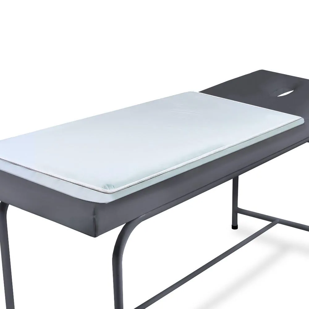 PILLOW TOP PARA MACA DE MASSAGEM ESTéTICA FISIOTERAPIA DE ESPUMA VISCOELáSTICO NASA 70X145X6CM - BF COLCHõES BRANCA
