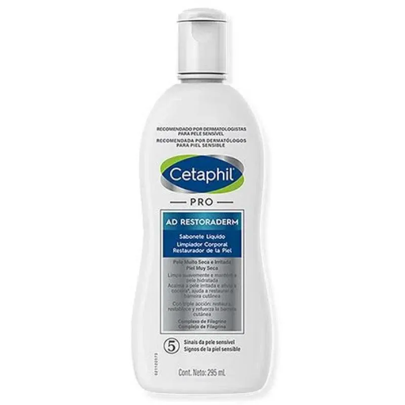 SABONETE LíQUIDO CORPORAL CETAPHIL PRO AD RESTORADERM 295ML