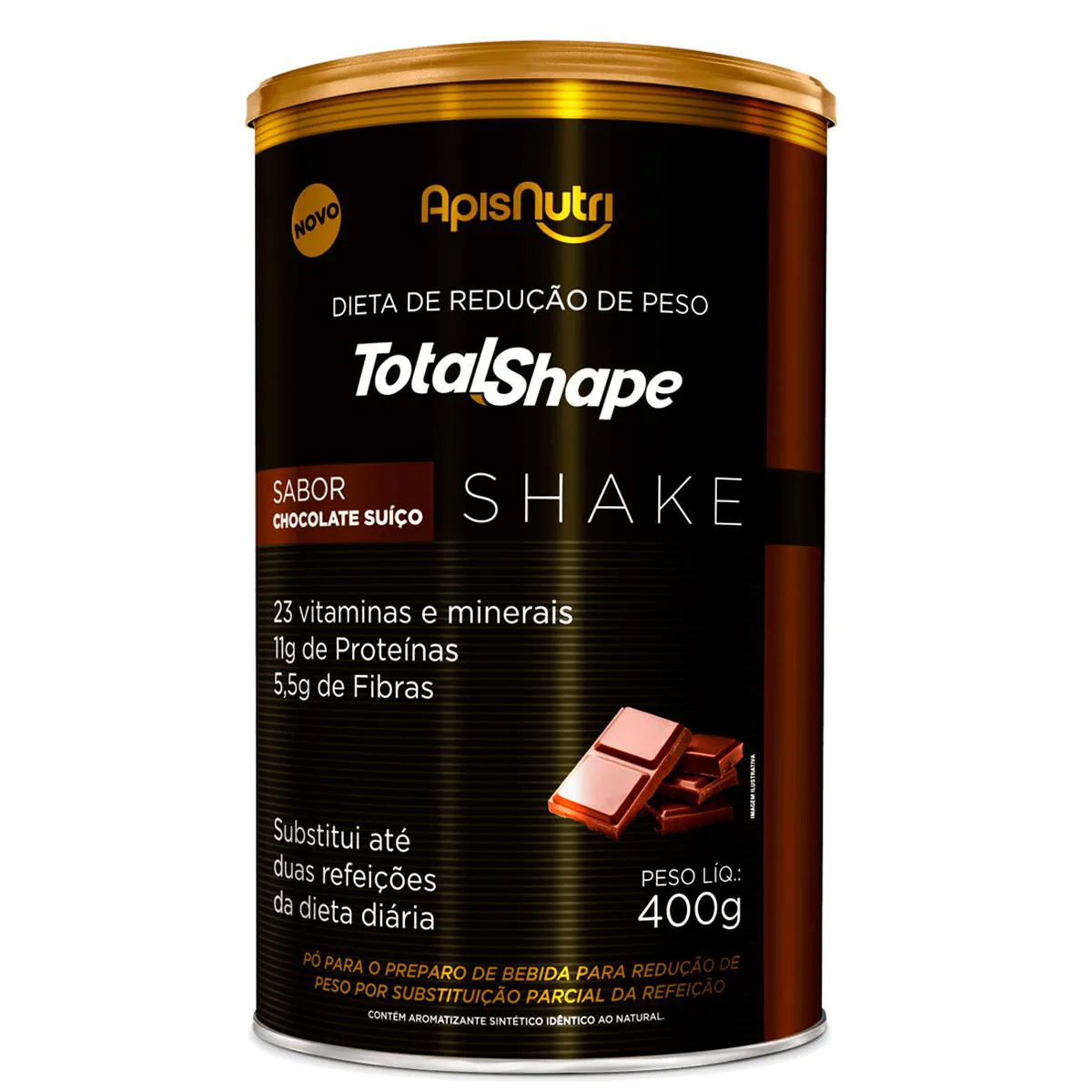 TOTAL SHAPE - CHOCOLATE - 400G - APISNUTRI