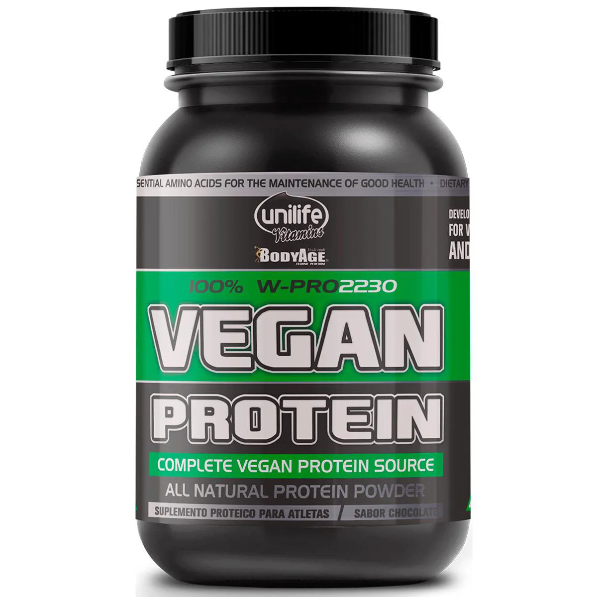 WHEY VEGAN PROTEIN 100% NATURAL - SABOR CHOCOLATE