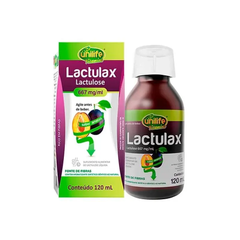 LACTULAX LACTULOSE - XAROPE - 120ML - UNILIFE
