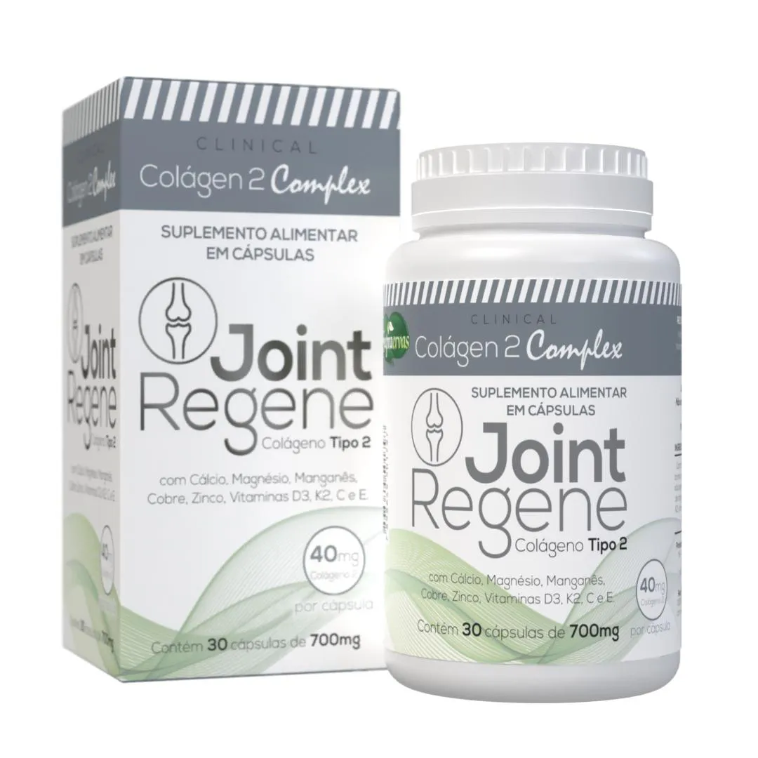 COLAGÉNO TIPO II COMPLEX JOINT REGENE - 30 CAPS SUPRA ERVAS