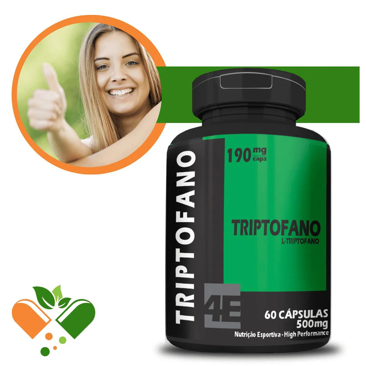 L-TRIPTOFANO 500MG 60 CáPSULAS
