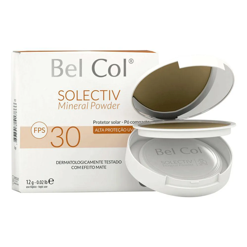 Pó COMPACTO FPS30 SOLECTIV MINERAL POWDER BEL COL 12G Areia Intenso