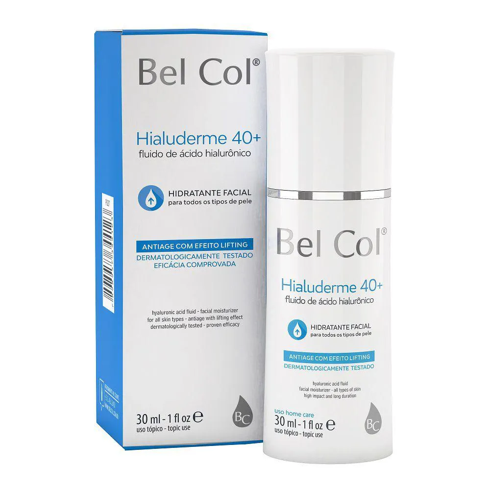HIALUDERME FLUIDO ÁCIDO HIALURôNICO +40 ANOS BEL COL 30ML