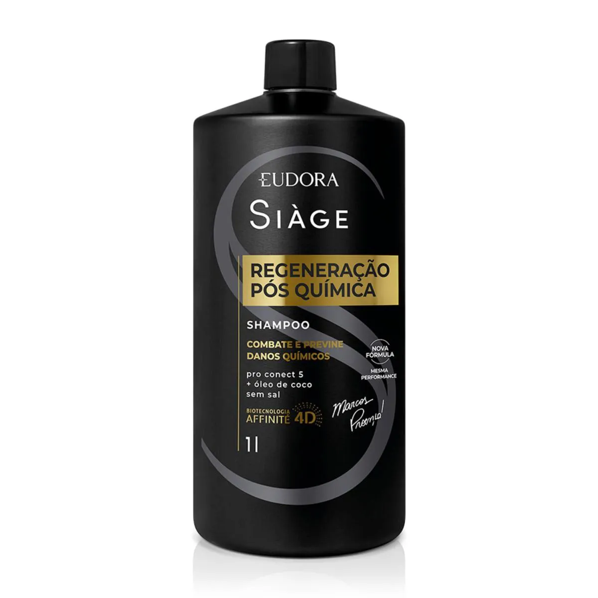 Shampoo Eudora Siàge Expert Regeneração Pós Química 1L