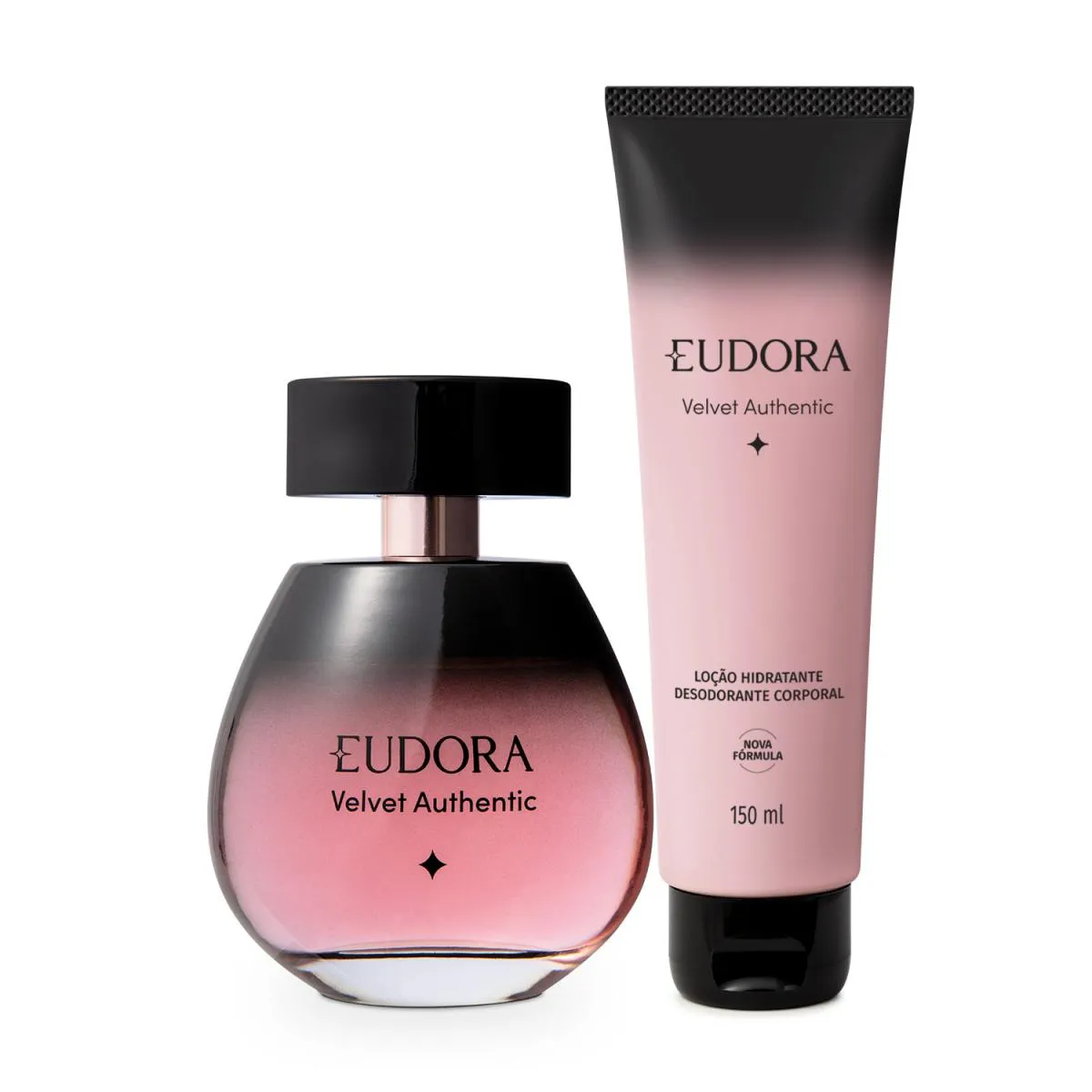 Combo Velvet Authentic: Desodorante Colônia 100Ml + Loção Perfumada Desodorante Corporal 150Ml
