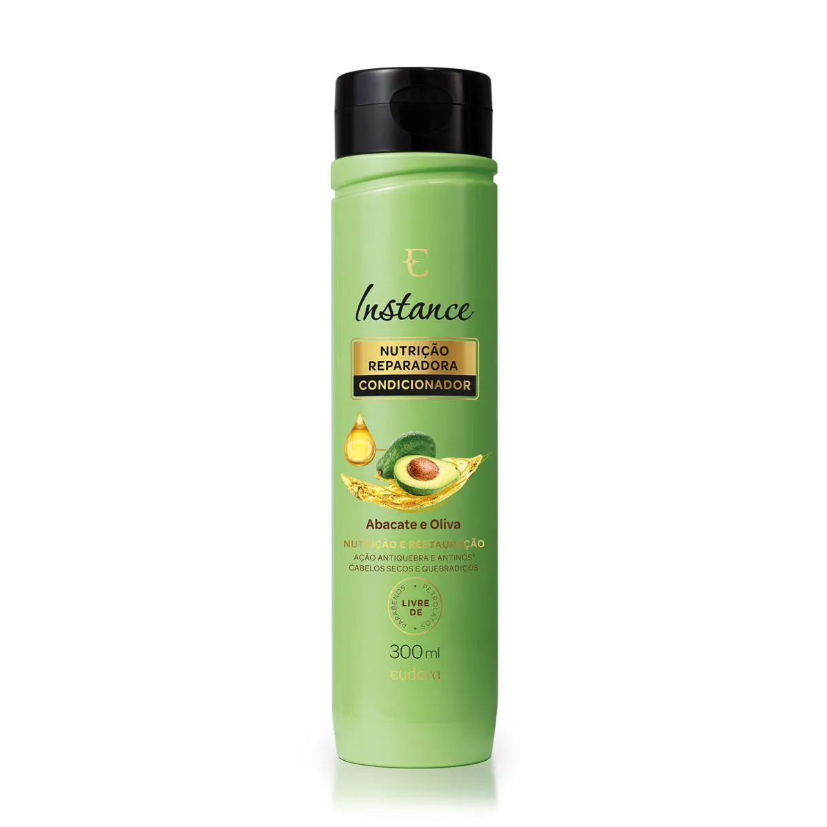 Condicionador Vegano Eudora Instance Abacate e Oliva Maciez 300ml