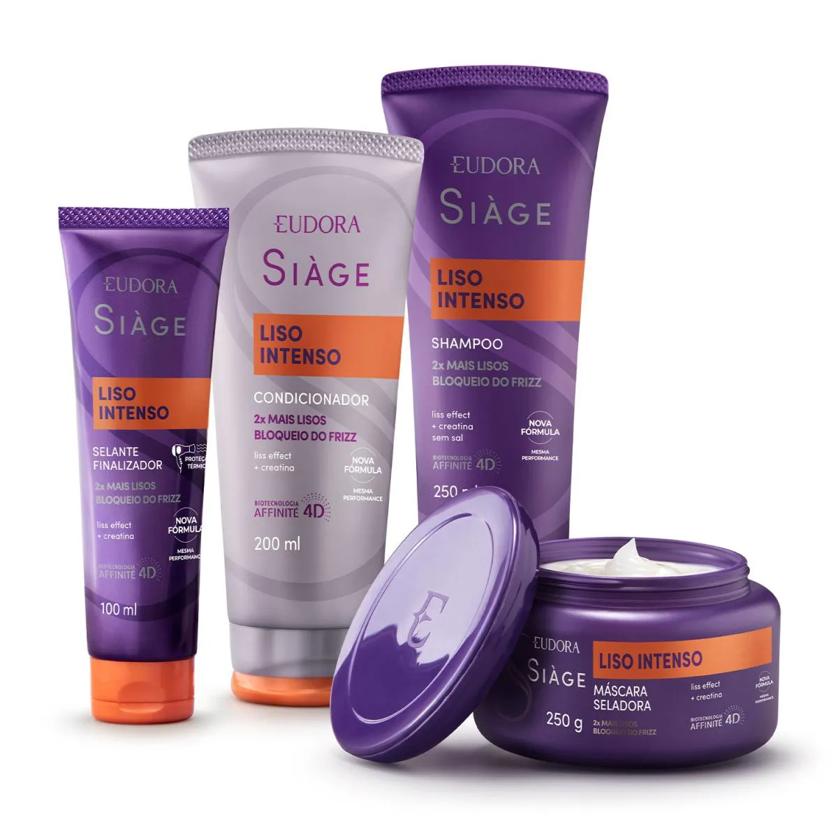 Eudora Kit Siàge Liso Intenso (4 Itens)