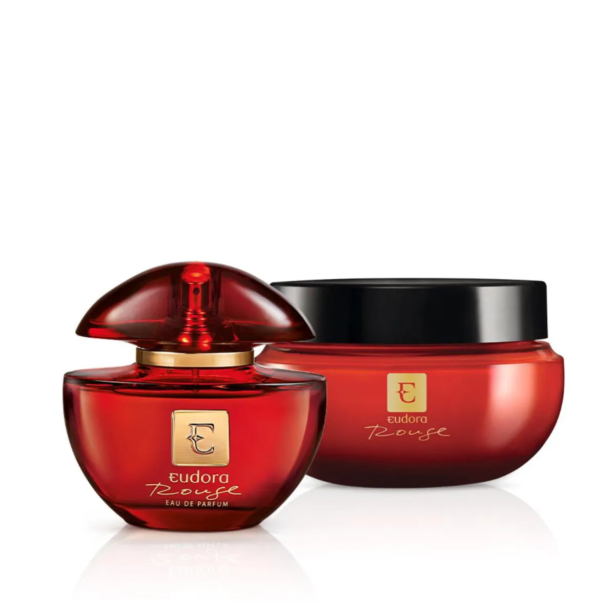 Eudora Kit Rouge: Eau De Parfum 75Ml + Creme Hidratante Desodorante Corporal 250G