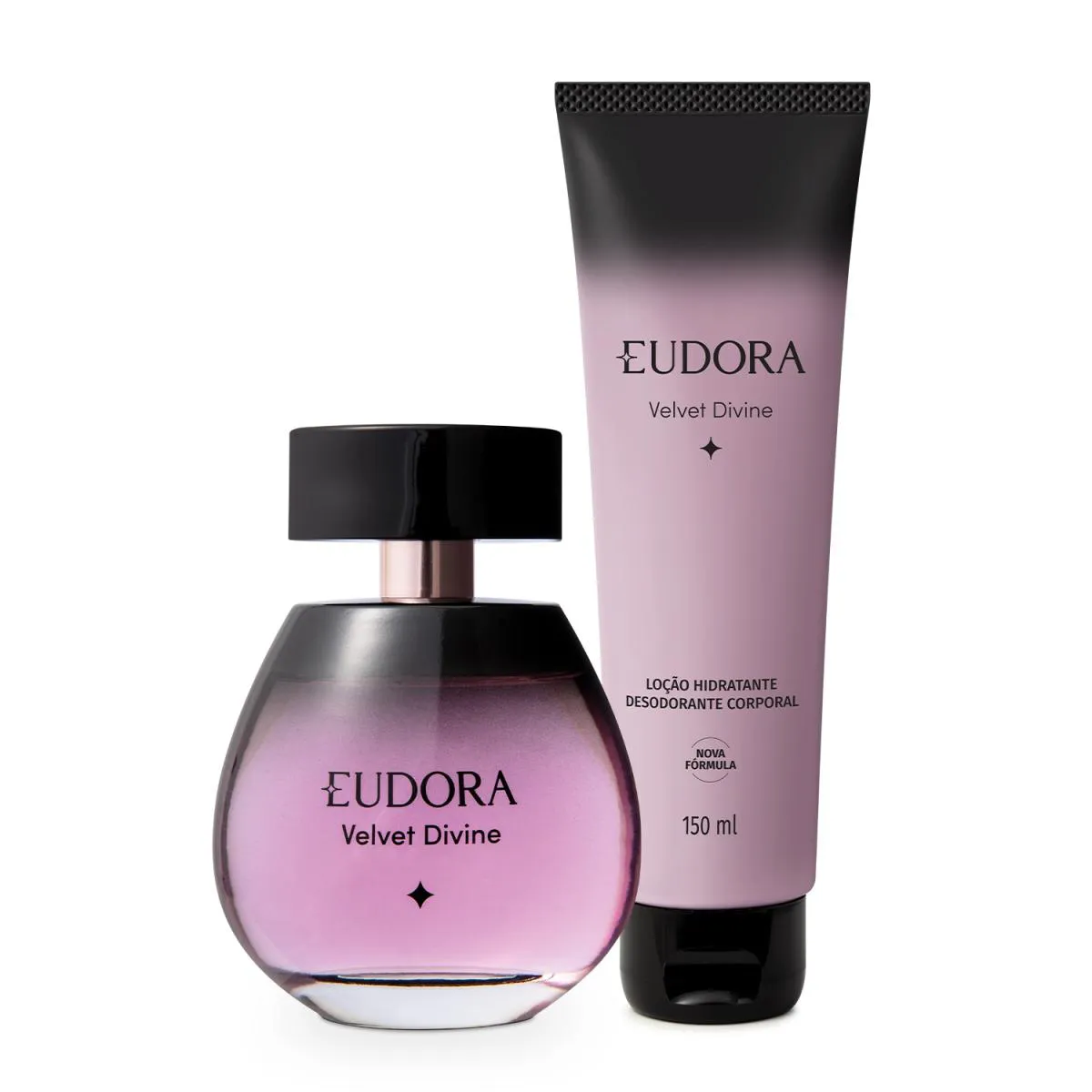 Combo Velvet Divine: Desodorante Colônia 100Ml + Loção Perfumada Desodorante Corporal 150Ml