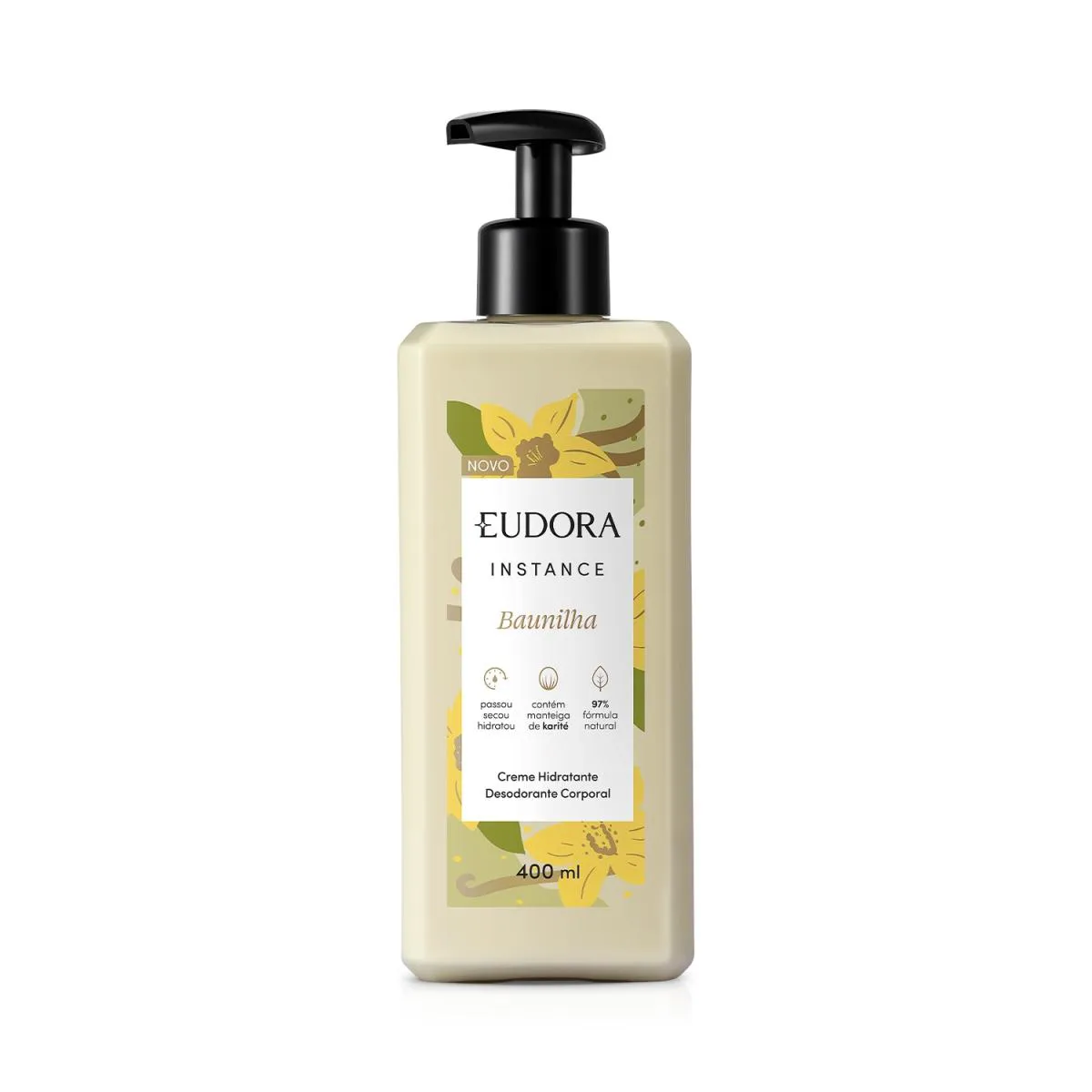 Creme Hidratante Desodorante Corporal Instance Baunilha 400Ml