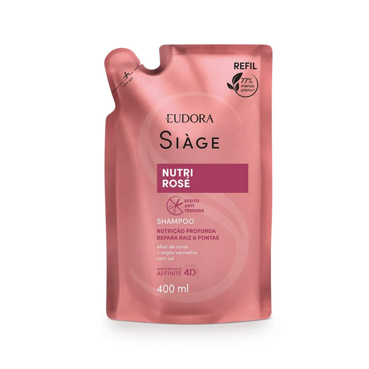 Refil Siàge Nutri Rosé Shampoo 400Ml