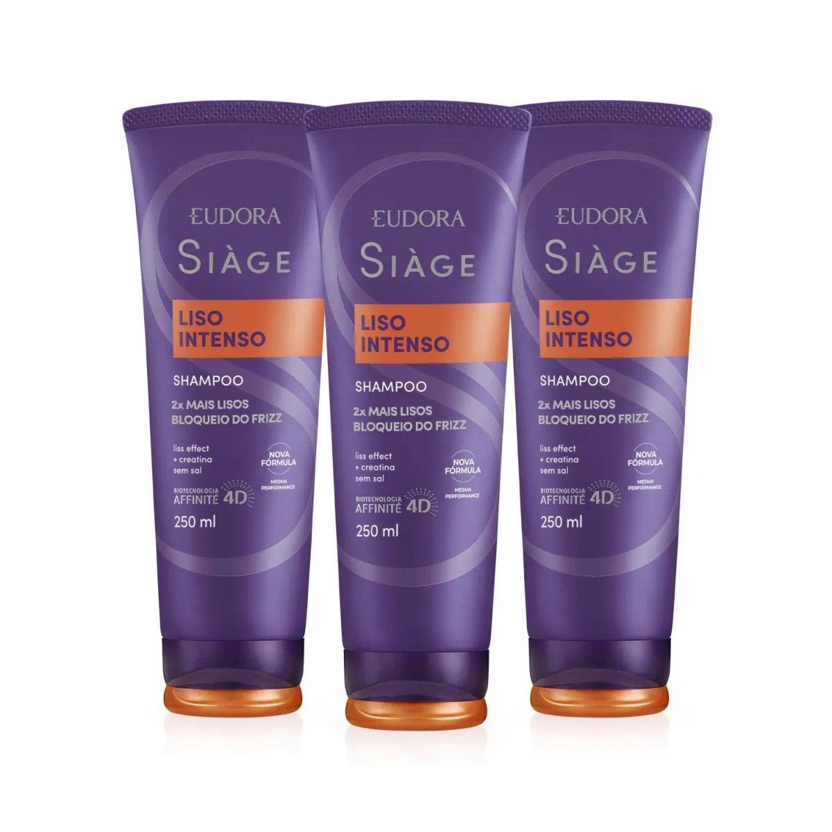 Combo Shampoo Siàge Liso Intenso 3X 250Ml