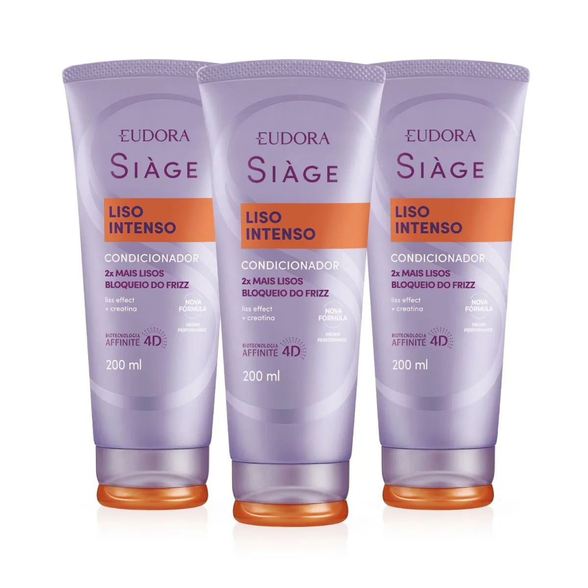 Combo Condicionador Siàge Liso Intenso 3X 200Ml