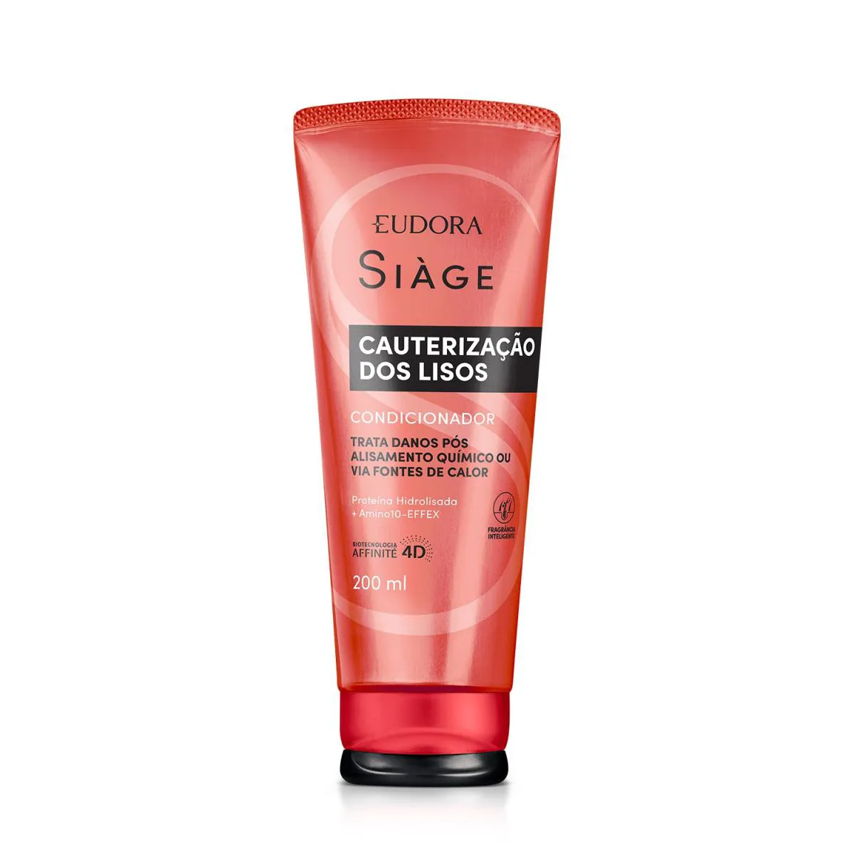 Condicionador Vegano Eudora Siàge Cauterização dos Lisos Reparador 200ml