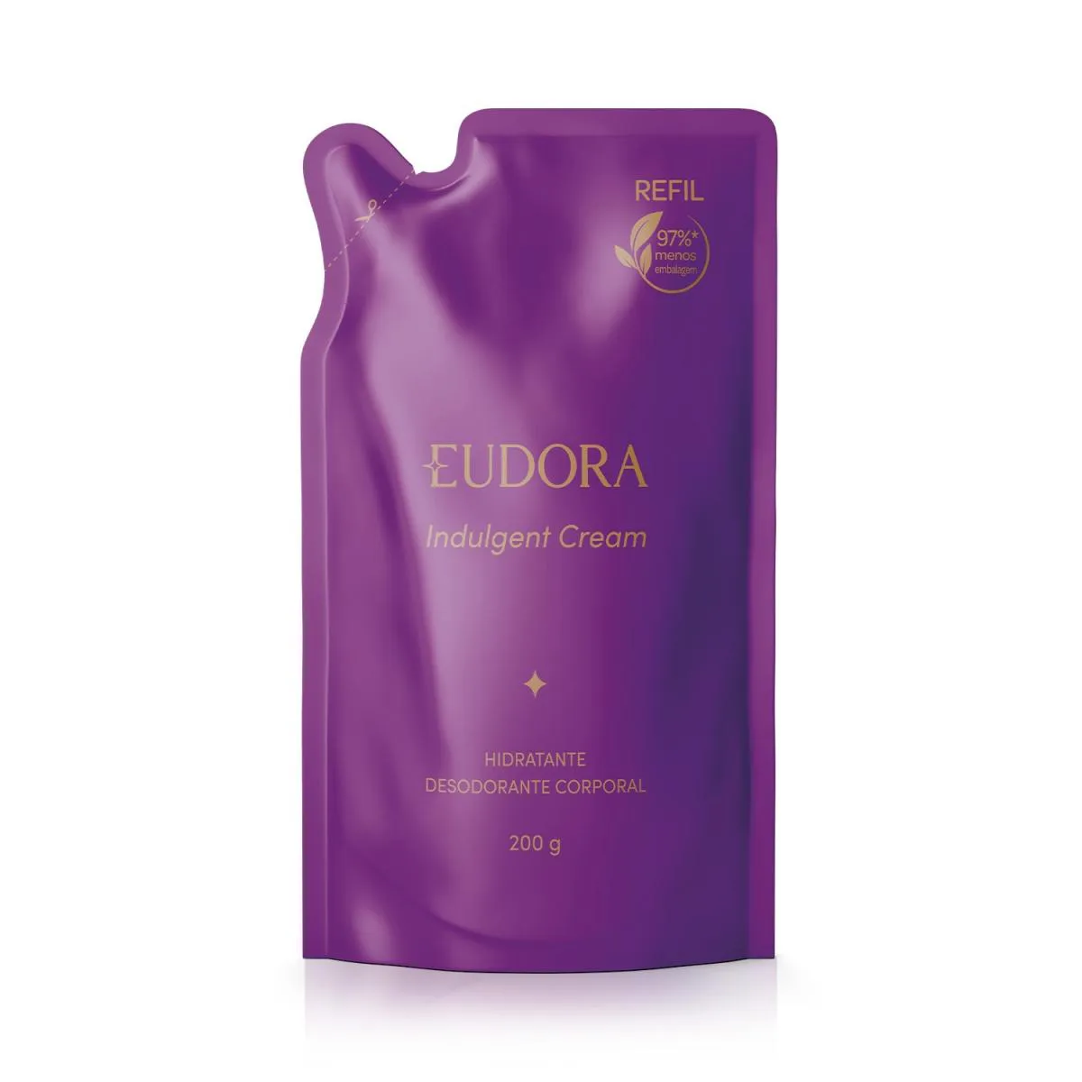Eudora Indulgent Cream Refil Creme Hidratante Desodorante 200G