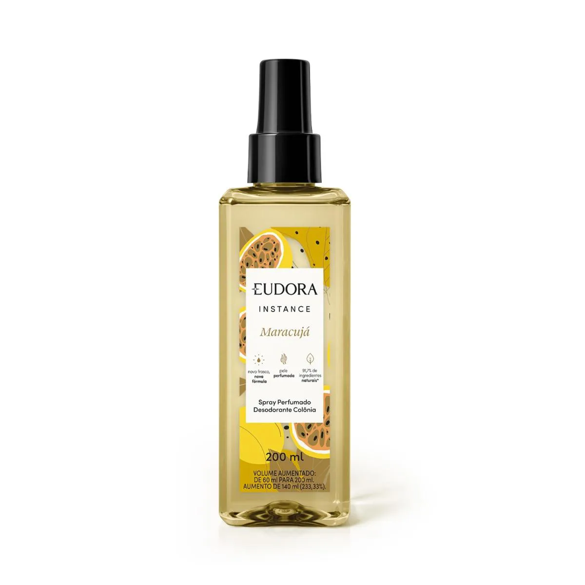 Eudora Instance Desodorante Colônia Maracujá  200Ml