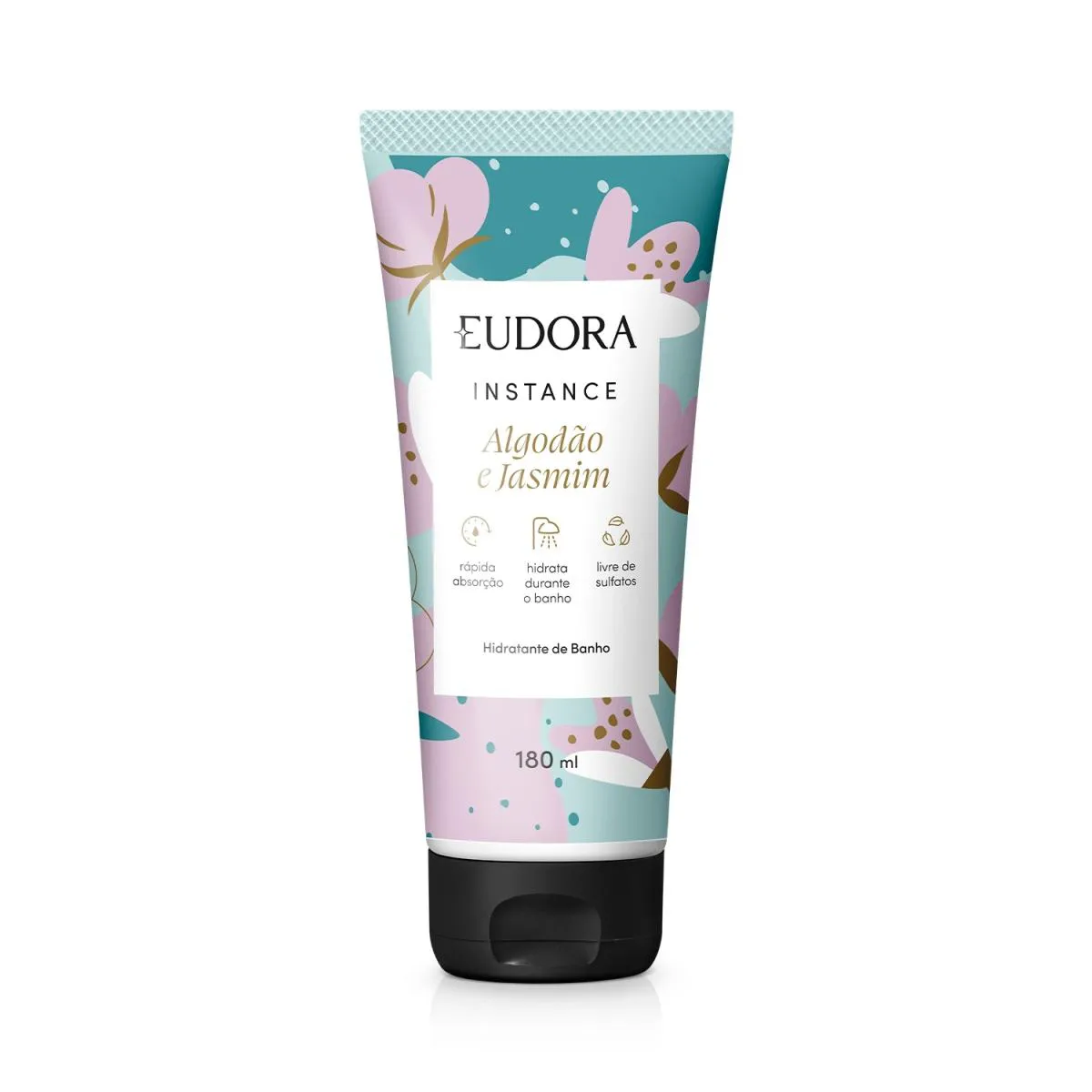 Eudora Instance Hidratante De Banho Algodão E Jasmim 180Ml