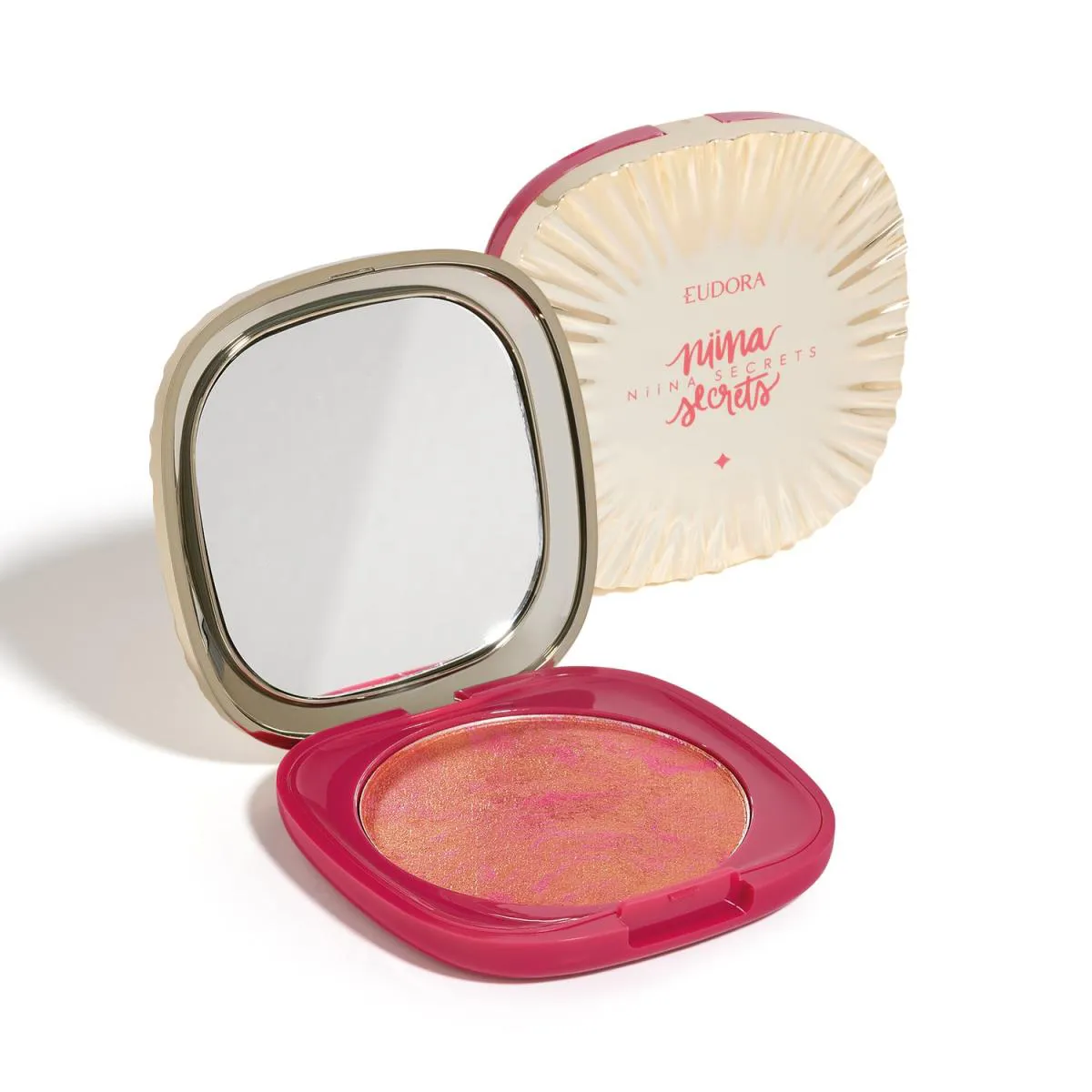 Blush Eudora Niina Secrets Marmorizado Cor 1 9,6G