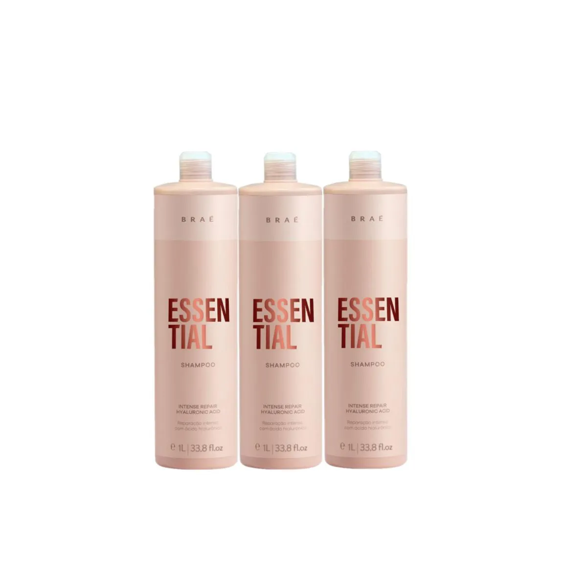 Kit Braé Essential - Shampoo 1L (3 Unidades)