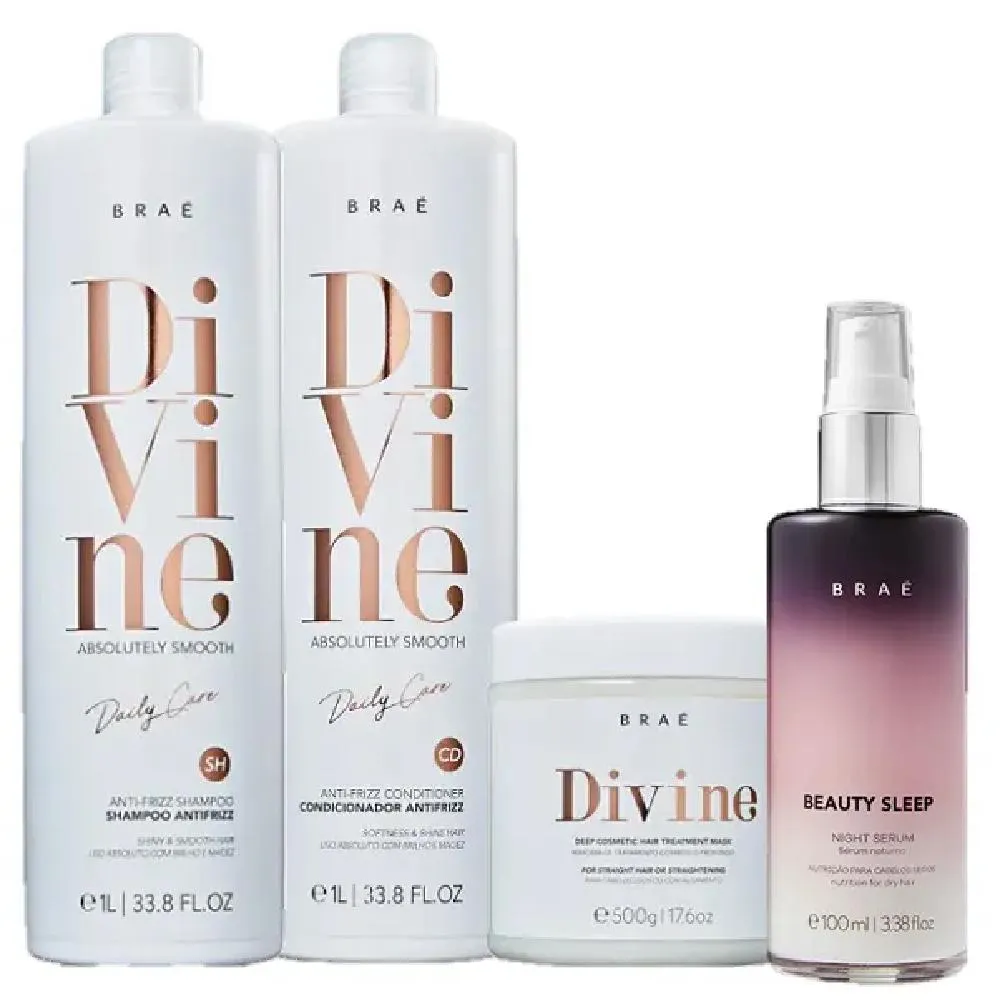 Braé Divine Kit Duo 1L Mascara 500G E Beauty Sleep 100ml