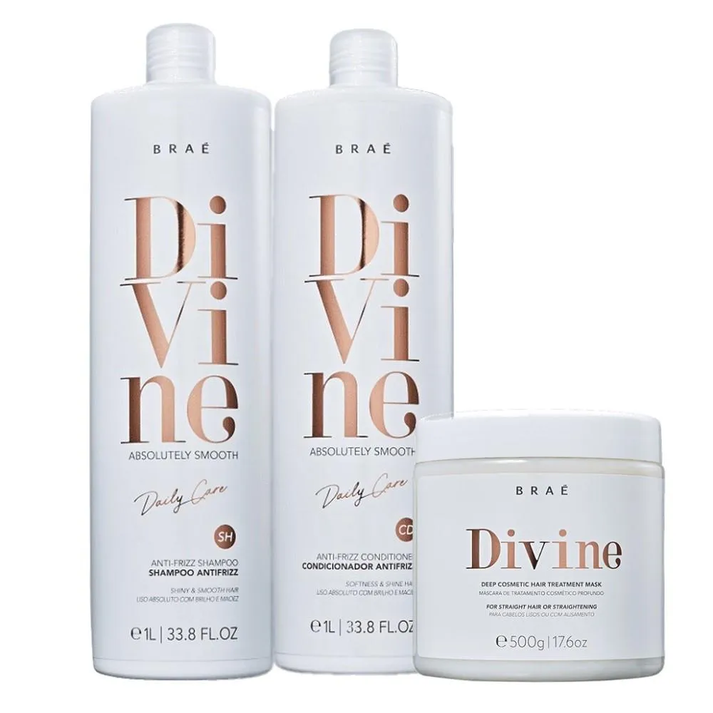 Braé Divine Kit Trio Salon Especial (3 Produtos)