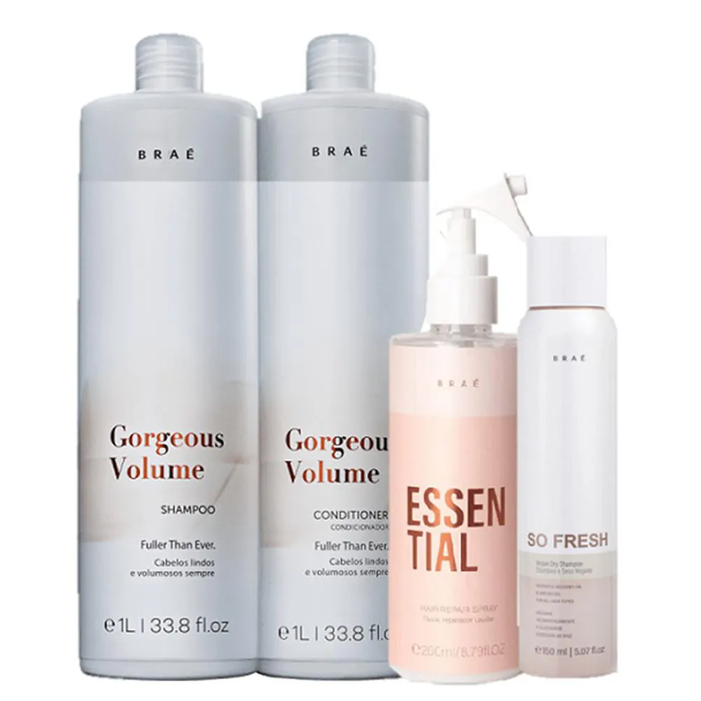 Braé Gorgeous Volume Duo 1L Essential 260ml E So Fresh 150ml