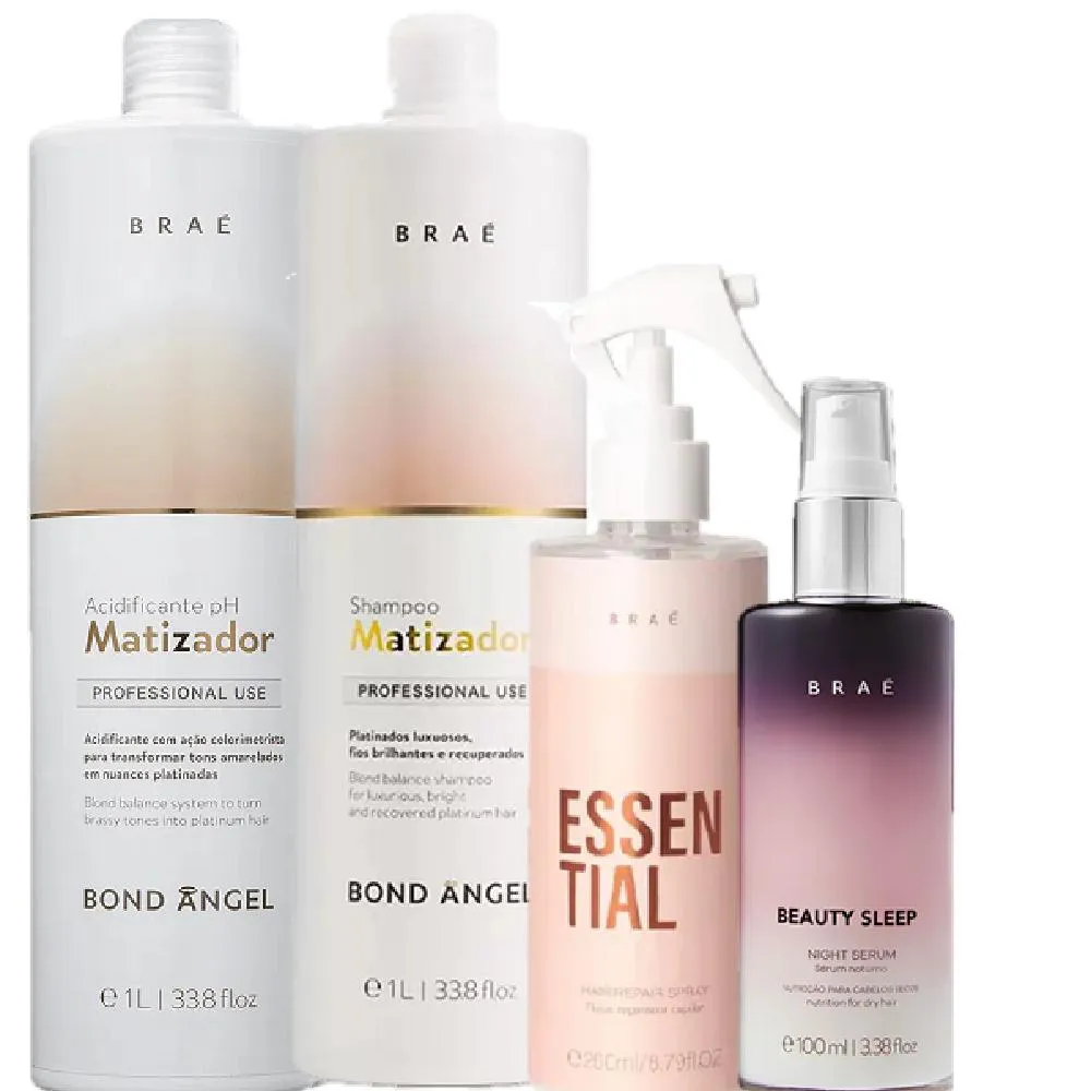 Braé Bond Angel Matizador Duo Salon Essential 260ml E Beauty Sleep 100ml