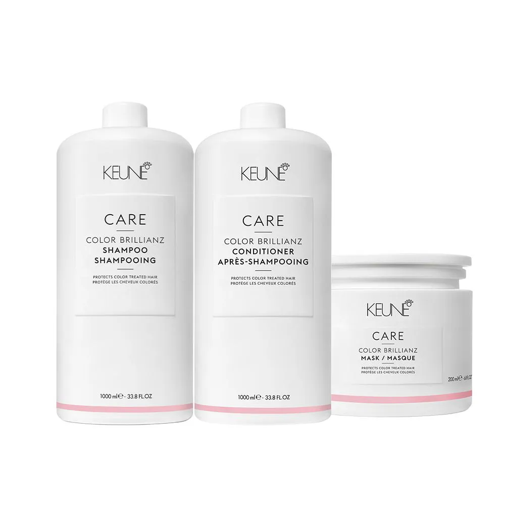 KIT KEUNE COLOR BRILLIANZ TOTAL - LITRO (4 PRODUTOS)